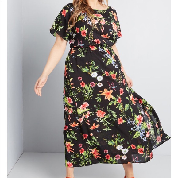 Modcloth Dresses & Skirts - ModCloth NWT Floral Maxi Dress | Size L